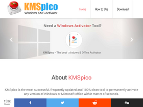 'getkmspico.com' screenshot