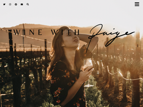 'winewithpaige.com' screenshot