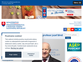 'mpsr.sk' screenshot