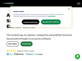 'autoentry.com' screenshot