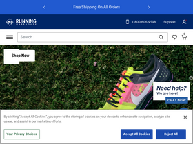 'runningwarehouse.com' screenshot