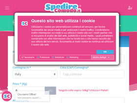 'spedirecomodo.it' screenshot