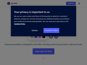 'genial.ly' screenshot