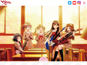 'bang-dream.com' screenshot