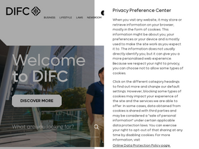 'difc.ae' screenshot