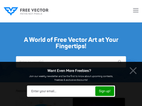 'freevector.com' screenshot
