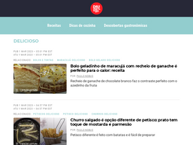 'delicioso.com.br' screenshot