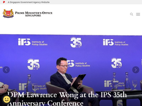 'pmo.gov.sg' screenshot