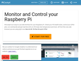 'picockpit.com' screenshot