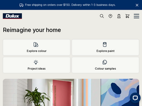 'dulux.co.nz' screenshot