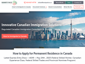 'dfimmigration.ca' screenshot