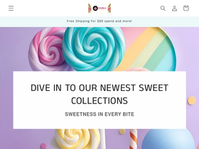 cocobellscandystore.com homepage screenshot