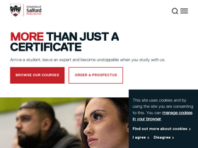 'salford.ac.uk' screenshot