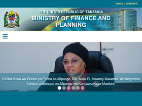 'gamisportal.mof.go.tz' screenshot