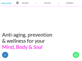 'novomed.com' screenshot