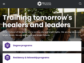 'siumed.edu' screenshot