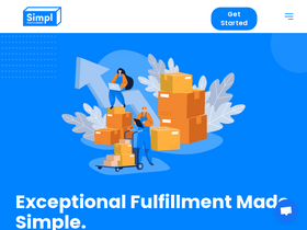 'simplfulfillment.com' screenshot