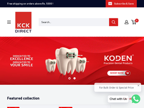 kckdirect.com homepage screenshot
