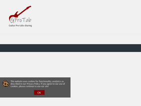 'gprotab.net' screenshot