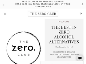 zeroclub.com.au homepage screenshot