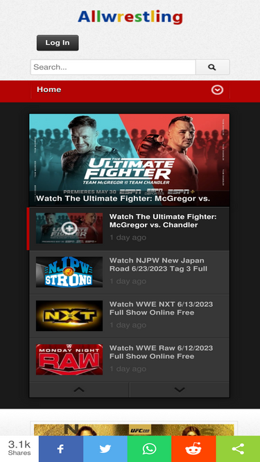 watchwrestlinguno.in Competitors Top Sites Like