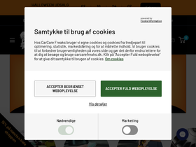 CarCare Freaks - Bilpleje Shop homepage screenshot