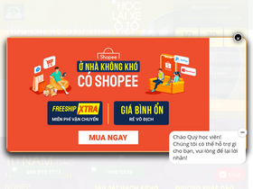 'daylaixehanoi.vn' screenshot