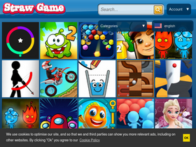 'strawgame.com' screenshot