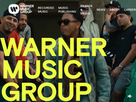 'warnermusic.com' screenshot