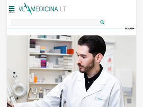 'vlmedicina.lt' screenshot