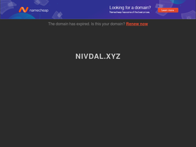 'nivdal.xyz' screenshot