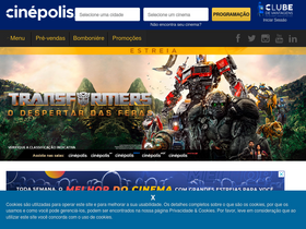 'cinepolis.com.br' screenshot