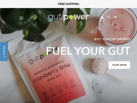 'gutpowerdrinks.com' screenshot