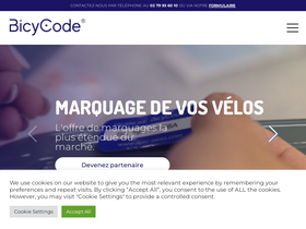 'bicycode.eu' screenshot