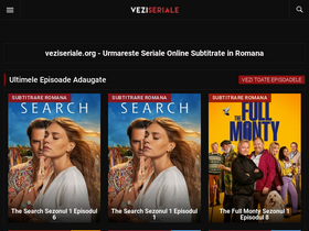 'veziseriale.org' screenshot