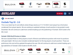 'ourlads.com' screenshot