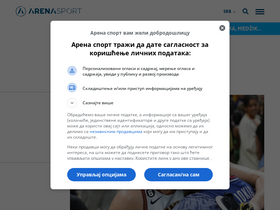 'tvarenasport.com' screenshot