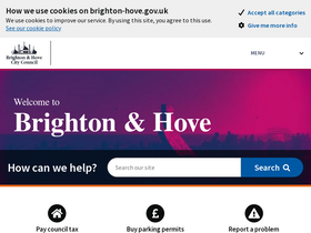 'brighton-hove.gov.uk' screenshot