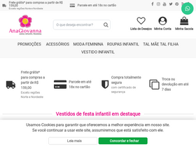 'anagiovanna.com.br' screenshot