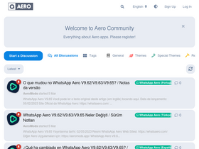 'aerolla.net' screenshot