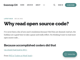 'swaroopch.com' screenshot