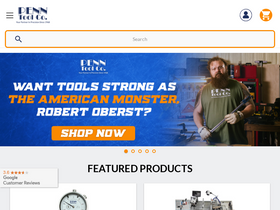 'penntoolco.com' screenshot