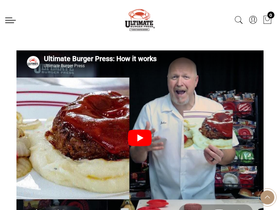 ultimateburgerpress.com homepage screenshot