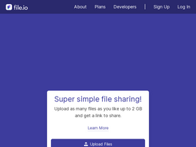 'file.io' screenshot