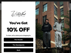 Wants and Needs homepage screenshot