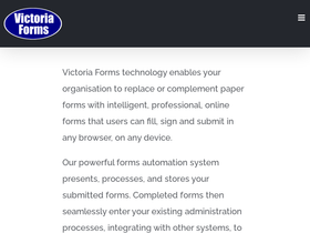 'victoriaforms.com' screenshot