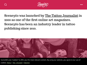 'scene360.com' screenshot