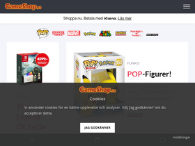 'gameshop.se' screenshot
