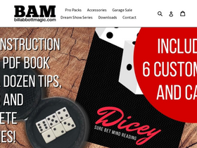 billabbottmagic.com homepage screenshot