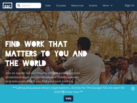 'escapethecity.org' screenshot